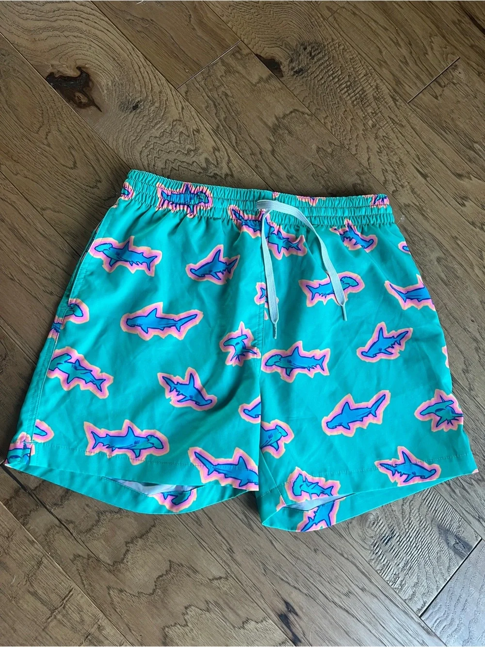 Chubbies Apex Apex Swimmers (missing liner and size tag) Men’s XS Teal Sharks